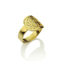 Engraved monogram ring product image