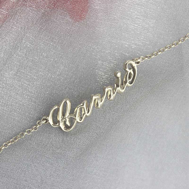 Carrie Style Name Bracelet Carrie style personalised name bracelet product view