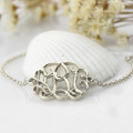 Celebrity monogram initial bracelet product gallery image