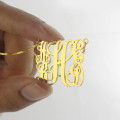 Five-Initial Family Monogram Pendant Five-initial family monogram necklace pendant