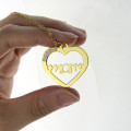 Mother’s Heart Birthstone Necklace Mother’s Heart birthstone necklace product image