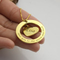 Custom Mom I Love You to the Moon and Back Necklace Custom Mom I Love You to the Moon and Back necklace product image