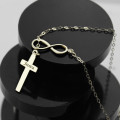 Infinity Cross Name Necklace Product View Infinity cross name necklace product view