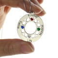 Infinity Family Names Necklace View Infinity family names necklace product view