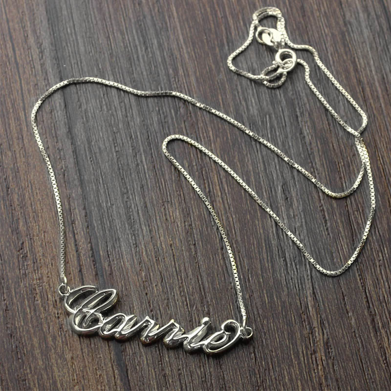 Personalised 3D Carrie Name Necklace Personalised 3D Carrie name necklace product image
