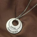 Engraved Ring Mother Necklace Engraved ring mother necklace gallery image