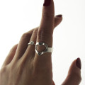 Personalised Promise Heart Ring View Personalised sterling silver heart ring view