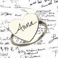 Personalised Handwriting Signature Ring Personalised handwriting signature ring with heart detail