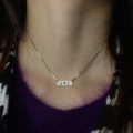 Custom Greek Letter Sorority Bar Necklace Custom Greek letter sorority bar necklace
