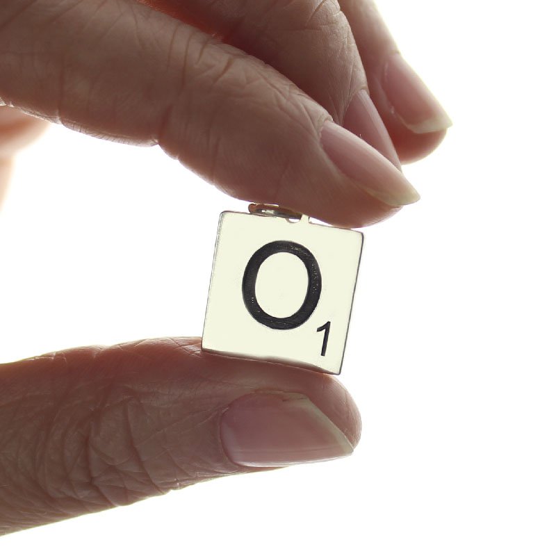 Scrabble Initial Letter Necklace Scrabble initial letter necklace gallery image