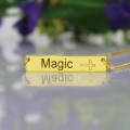 18ct gold plated personalised bar necklace product image