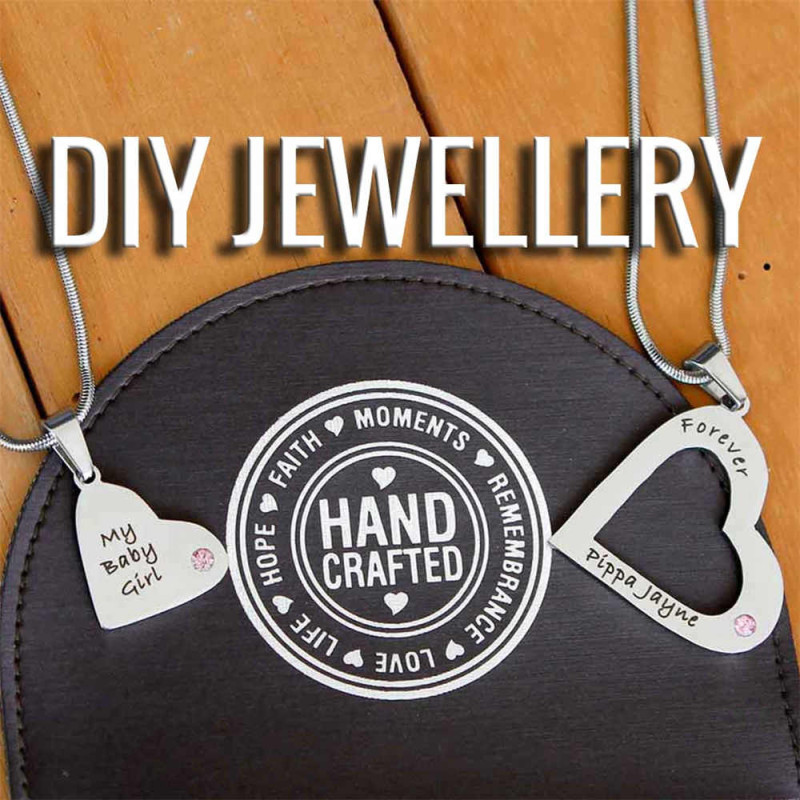 DIY Custom Personalised Jewellery DIY custom personalised jewellery design example