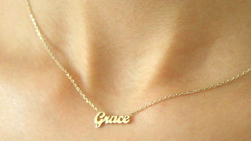 Buy a letter necklace or a necklace with name for your beloved 