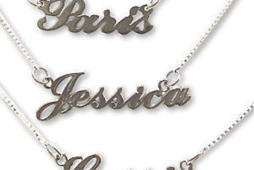 Buy name plate necklaces gold online