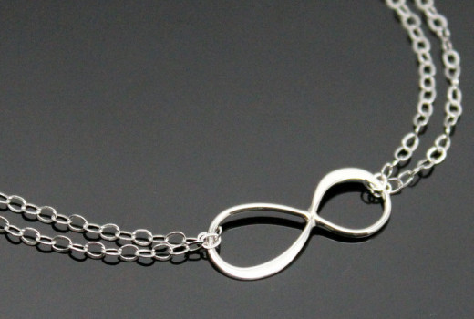 Buy sterling silver infinity necklace online