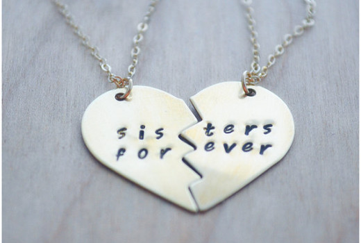 Buy sister necklaces and mother and daughter jewellery online