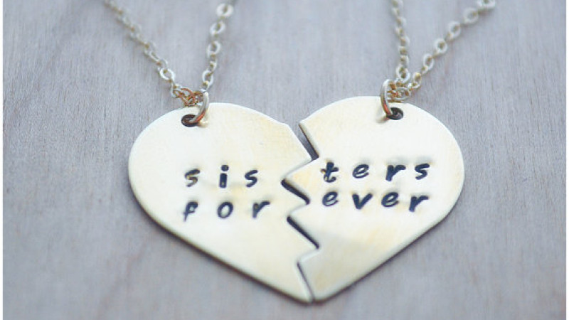 Buy sister necklaces and mother and daughter jewellery online