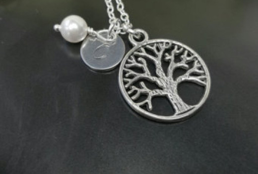 Buy tree of necklace UK for good luck