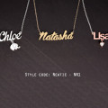 Personalised name jewellery design selection NN1