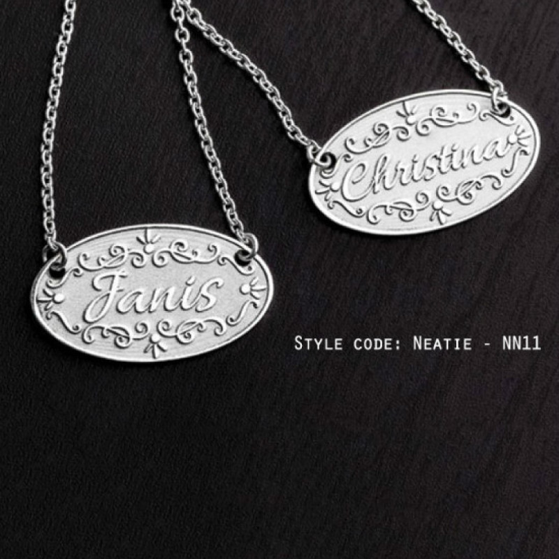 Personalised name jewellery design selection NN11