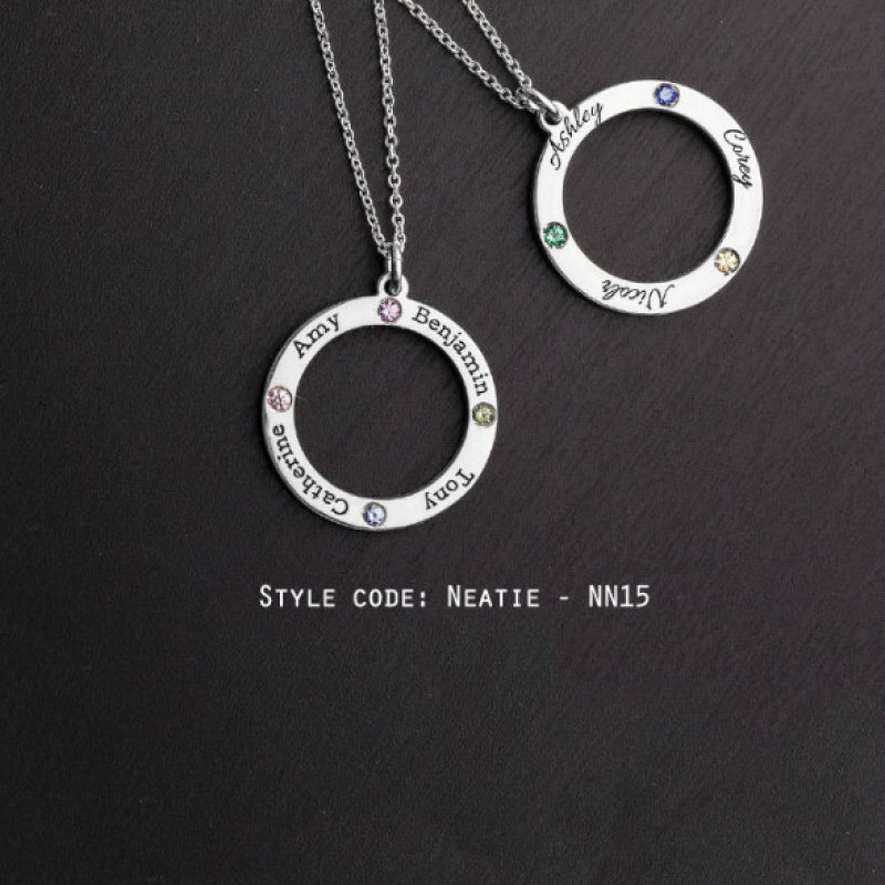 Personalised name jewellery design selection NN15