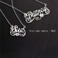 Personalised name jewellery design selection NN19