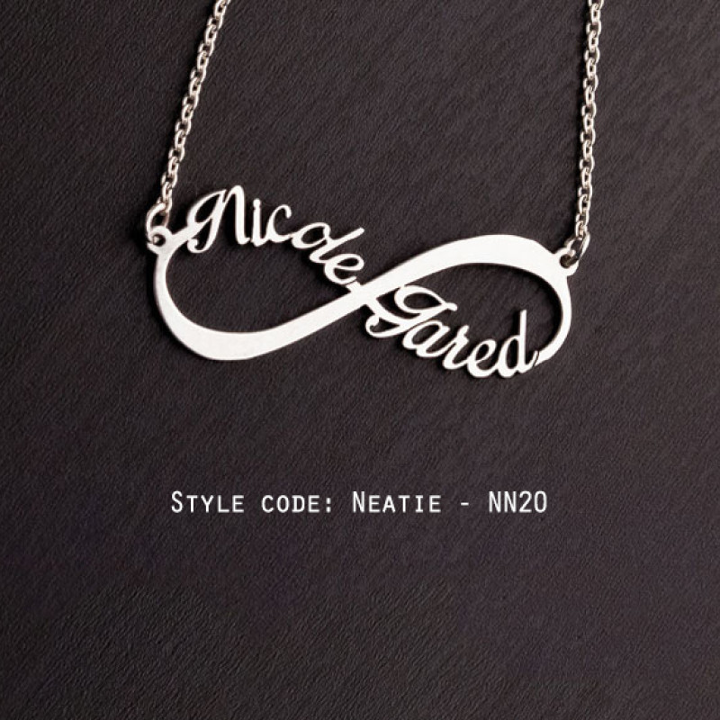Personalised name jewellery design selection NN20