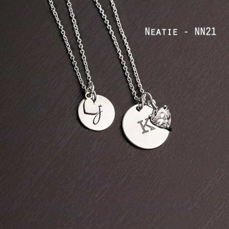 Personalised name jewellery design selection NN21