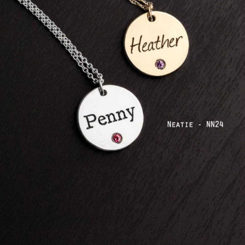 Personalised name jewellery design selection NN24