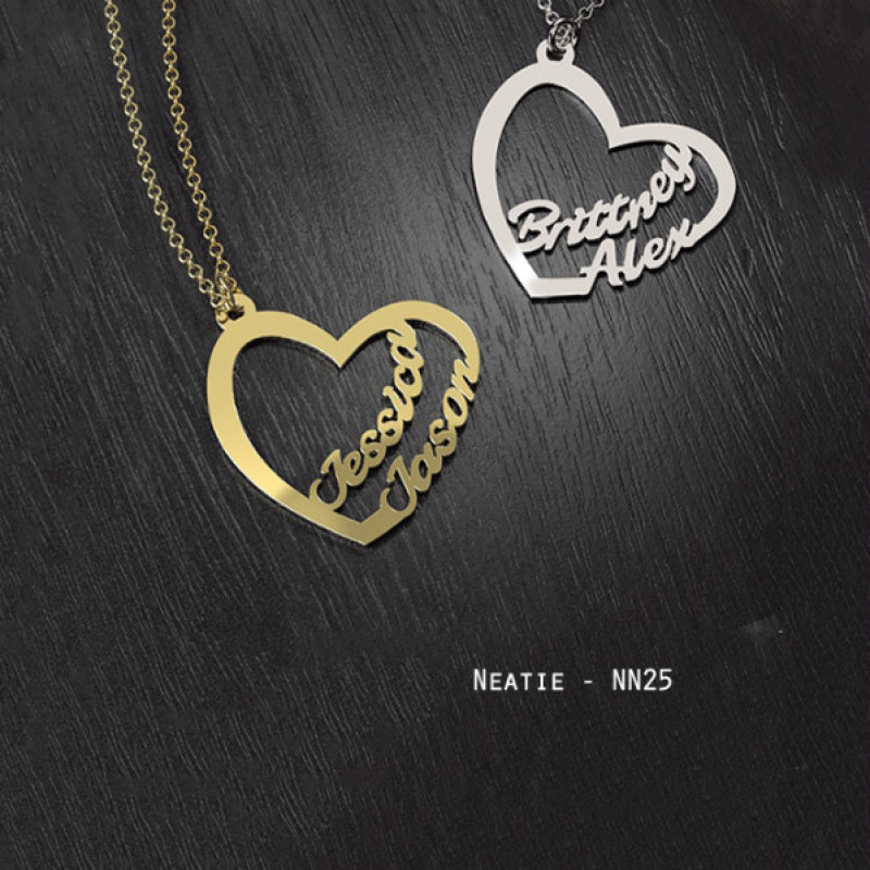 Personalised name jewellery design selection NN25