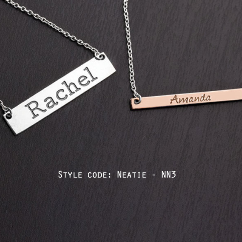 Personalised name jewellery design selection NN3