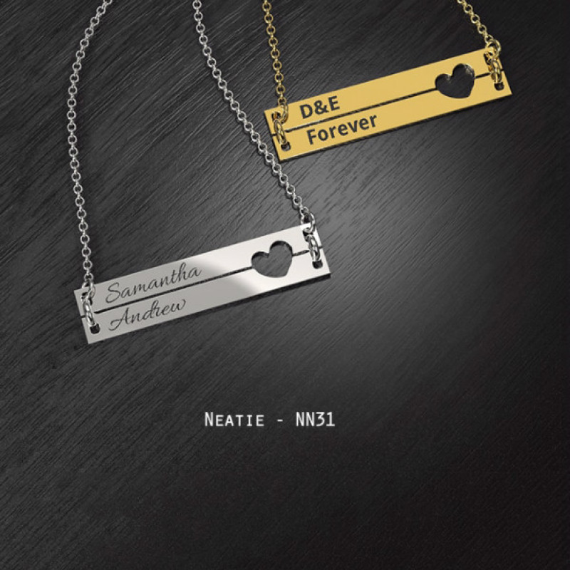 Personalised name jewellery design selection NN31