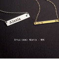 Personalised name jewellery design selection NN4