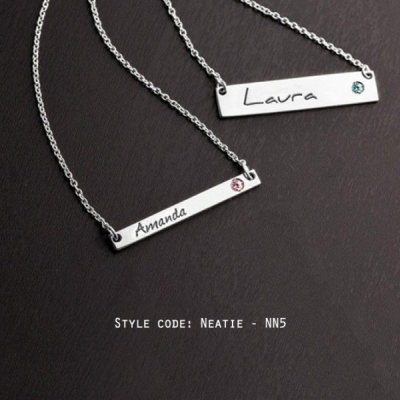 Personalised name jewellery design selection NN5