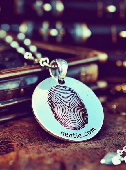 Fingerprint jewellery category at Neatie.com