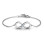 Personalised Twosome Infinity Bracelet