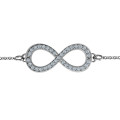 Personalised accented Infinity bracelet by Neatie
