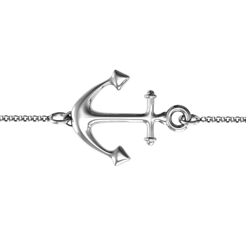 Personalised anchor bracelet by Neatie