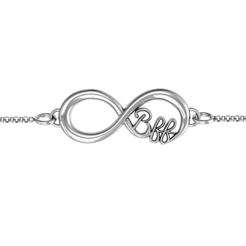 Personalised BFF Friendship Infinity Bracelet Personalised BFF friendship infinity bracelet