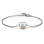 Personalised Chained Heart with Star of David Bracelet
