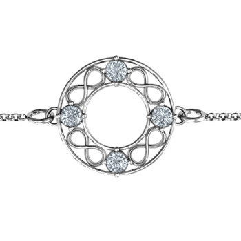 Personalised Circular Infinity Bracelet Personalised Circular Infinity Bracelet