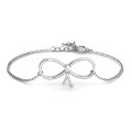 Personalised Classic Bow Bracelet Personalised Classic Bow Bracelet with bow centrepiece