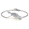 Double Heart and Arrow Promise Bracelet Double Heart and Arrow Promise Bracelet with two heart stones