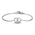 Personalised Love Knot Bracelet Personalised Love Knot Bracelet