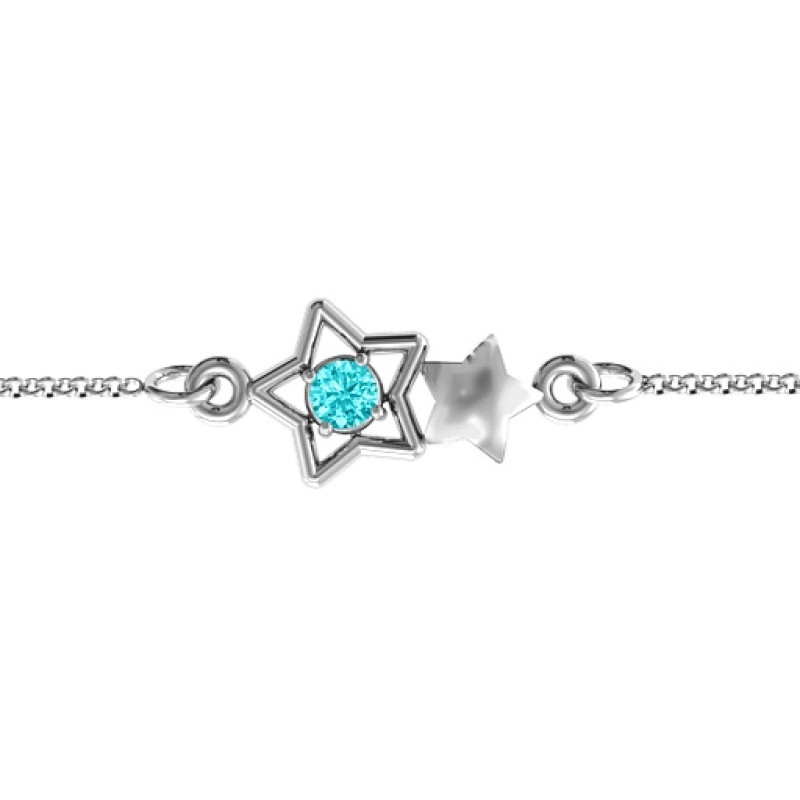 Personalised Me and My Shadow Star Bracelet Personalised Me and My Shadow Star Bracelet