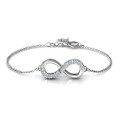 Personalised Birthstone Accent Infinity Bracelet Neatie personalised birthstone accent infinity bracelet