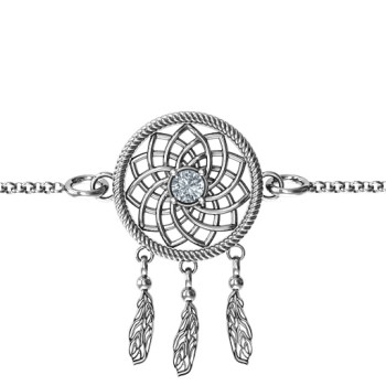 Personalised Sterling Silver Dream Catcher Bracelet Personalised Sterling Silver Dream Catcher Bracelet