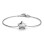 Personalised Sterling Silver Lucky Star Bracelet