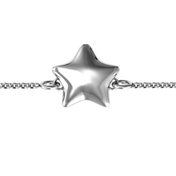Personalised Sterling Silver Lucky Star Bracelet Personalised Sterling Silver Lucky Star Bracelet