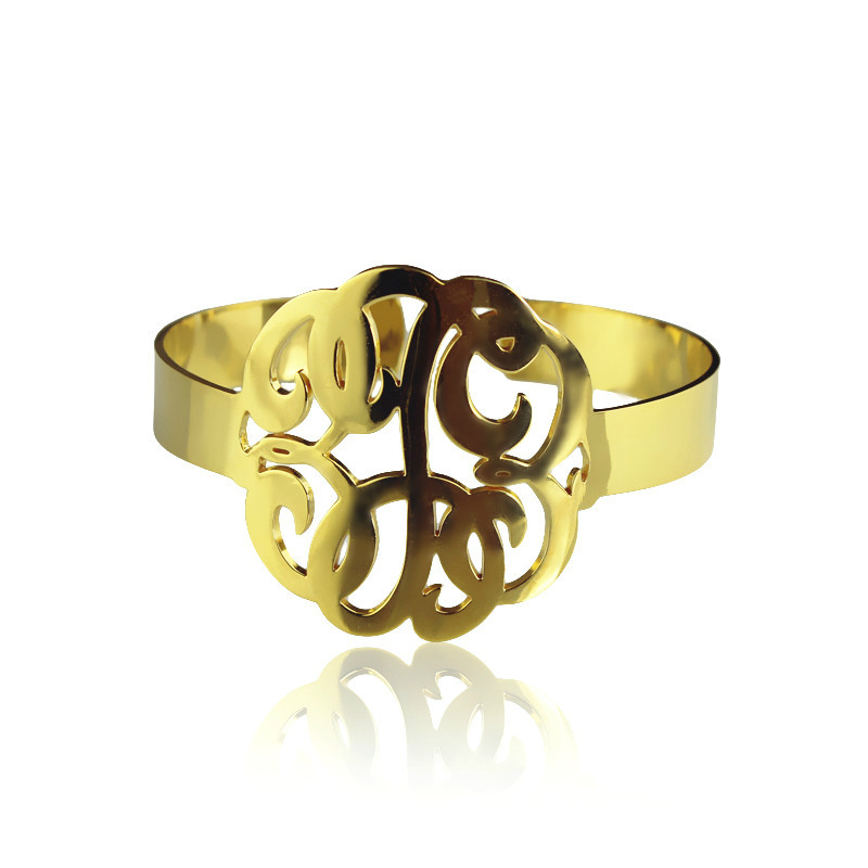 Personalised Monogram Initial Bracelet Personalised monogram initial bracelet
